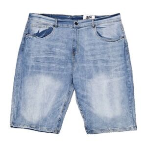 Evolution In Design Slim Denim Shorts Men's 50 (46x14.5) Hip Hop Streetwear Y2K